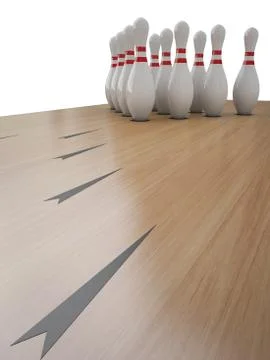 Bowling Game Stock Illustration
