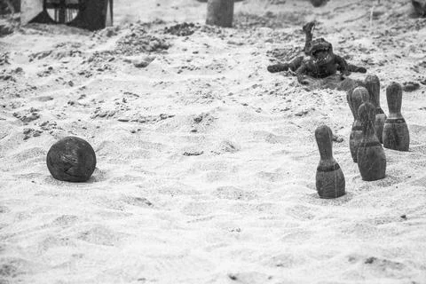 Bowling game Fotos de archivo