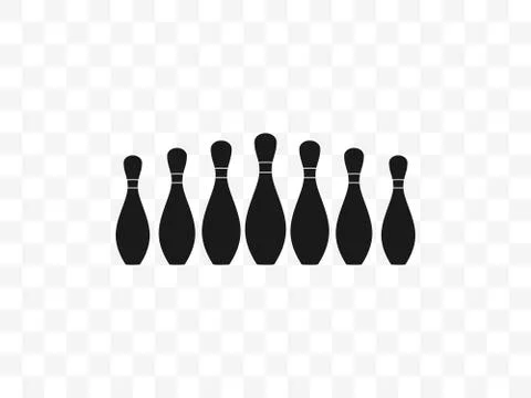 Bowling, game, strike icon. Vector illustration, flat design. Stock Illustration