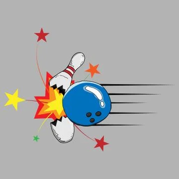Bowling icon. Stock Illustration