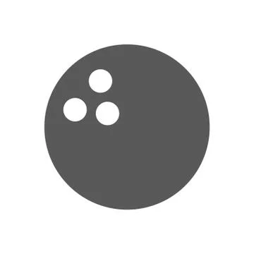 Bowling icon vector simple 스톡 일러스트