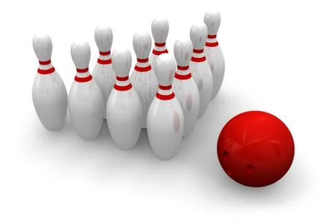 Bowling Stock Illustration