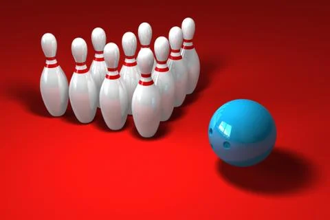 Bowling Stock Illustration