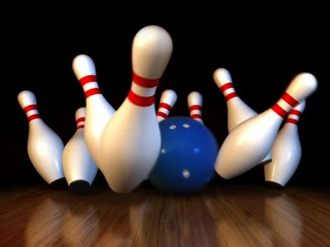 Bowling Stock Illustration