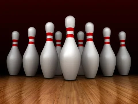 Bowling Stock Illustration