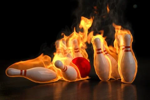 Bowling Stock Illustration