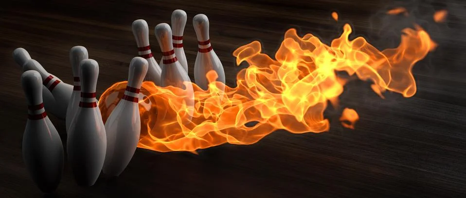 Bowling Stock Illustration