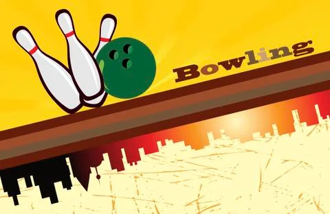 Bowling Stock Illustration
