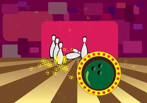 Bowling Stock Illustration