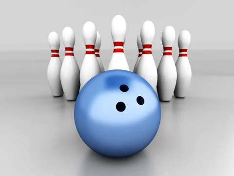 Bowling Stock Illustration