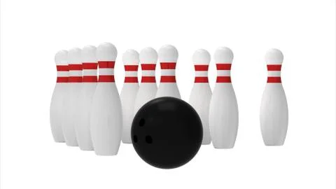 Bowling Stock Illustration