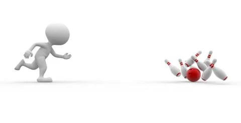 Bowling Illustrazione stock