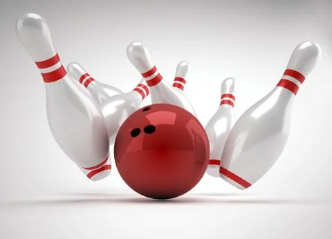Bowling Stock Illustration