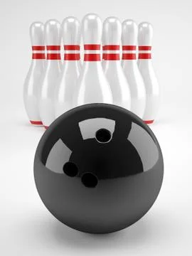 Bowling Stock Illustration