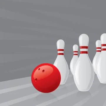 Bowling Stock Illustration