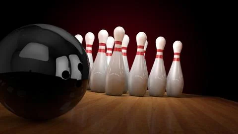 Bowling Stock Illustration