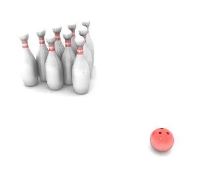 Bowling Stock Illustration