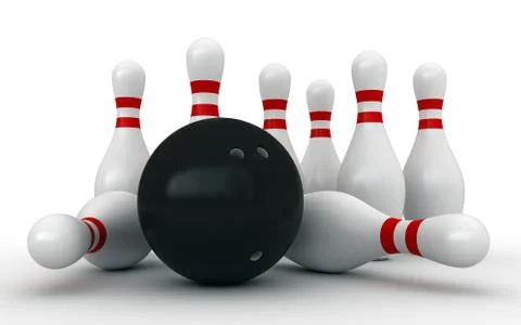Bowling Stock Illustration
