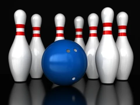 Bowling Stock Illustration