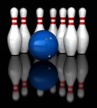 Bowling Stock Illustration