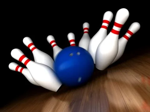 Bowling Stock Illustration
