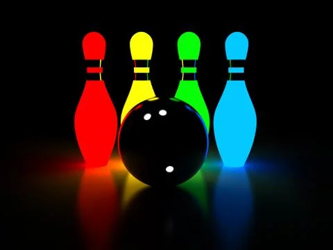 Bowling Stock Illustration