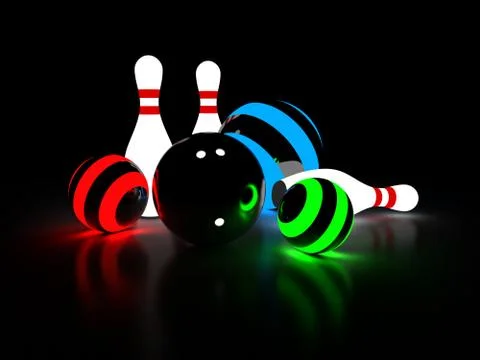 Bowling Stock Illustration