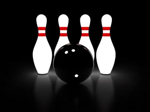 Bowling Stock Illustration