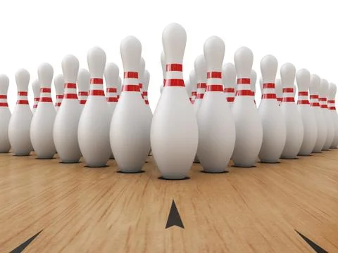 Bowling Stock Illustration
