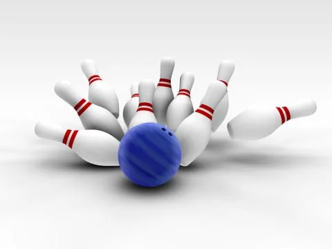 Bowling Stock Illustration