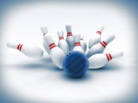 Bowling Stock Illustration