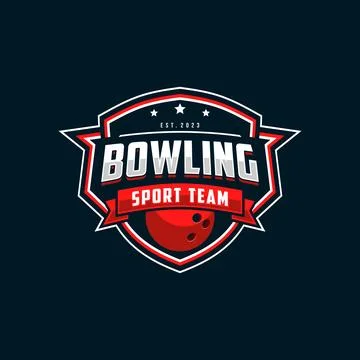 Bowling logo design vector illustration Stock Illustration
