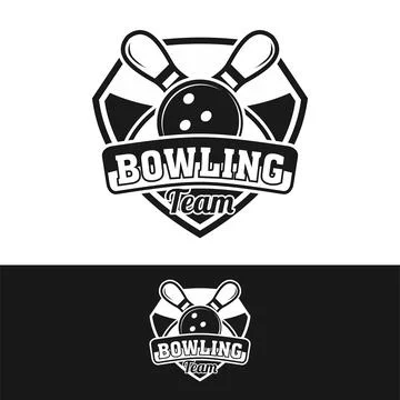 Bowling logo design vector illustration Stock Illustration