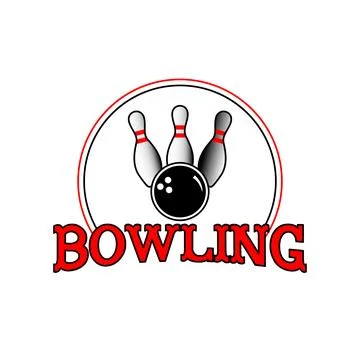 Bowling logo Stock Illustration