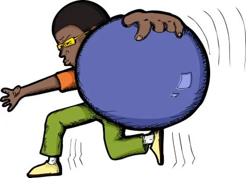 Bowling Man イラスト素材
