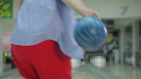 Bowling miss full hd 스톡 동영상 74607422