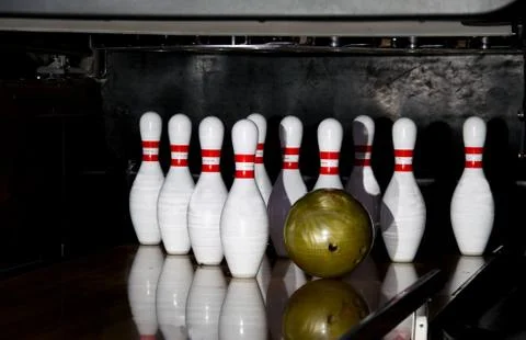 Bowling Foto stock