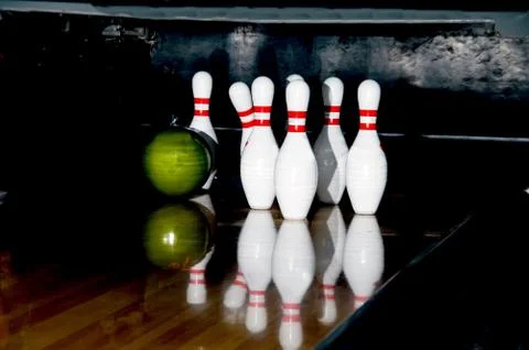 Bowling Foto stock