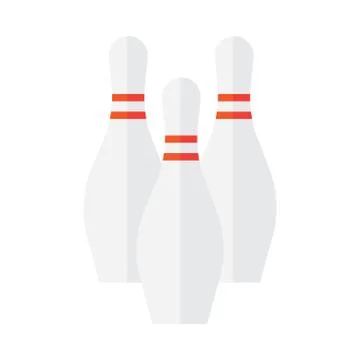 Bowling Pin Icon Stock Illustration