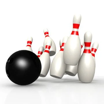 Bowling pin Stock Illustration