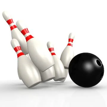 Bowling pin Stock-Illustration