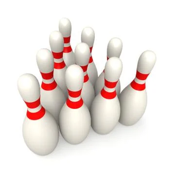 Bowling pin Stock Illustration