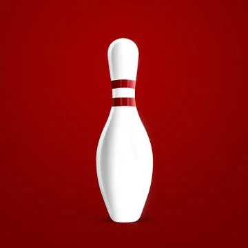 Bowling pins Stock Illustration