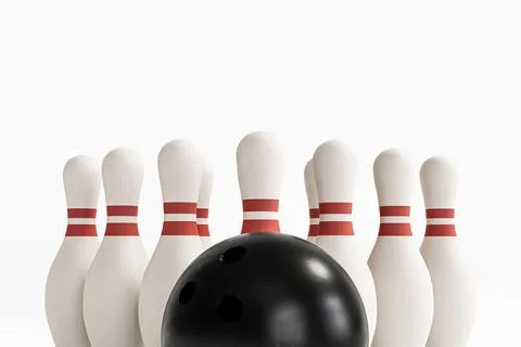 Bowling pins Stock Illustration