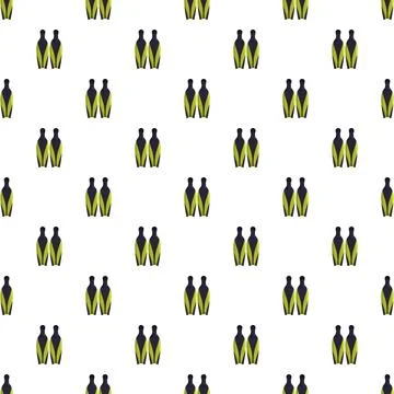 Bowling pins style seamless repeating pattern design Stock Illustration