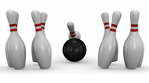 Bowling Strike Stock Footage 38238709