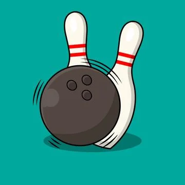 Bowling Strike Stock Illustration