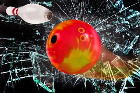 Bowling for Strikes. Stock Photos