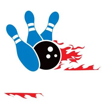 Bowling symbol Stock Illustration