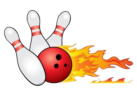Bowling symbol Stock Illustration